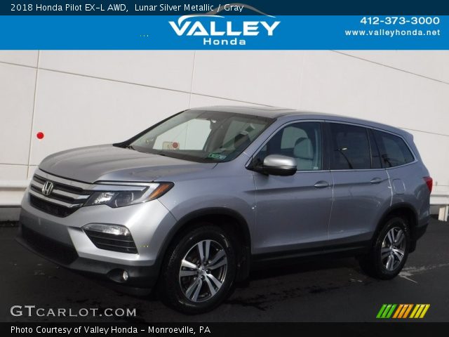 2018 Honda Pilot EX-L AWD in Lunar Silver Metallic