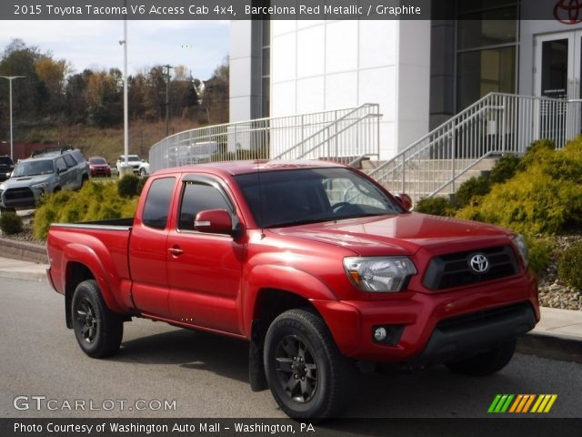 2015 Toyota Tacoma V6 Access Cab 4x4 in Barcelona Red Metallic