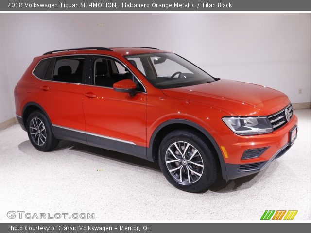 2018 Volkswagen Tiguan SE 4MOTION in Habanero Orange Metallic