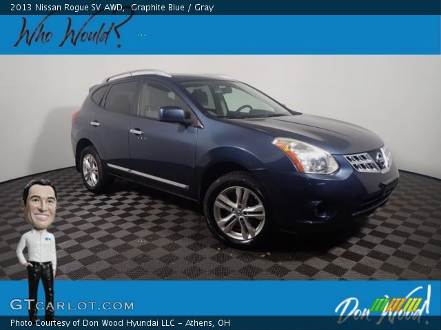 2013 Nissan Rogue SV AWD in Graphite Blue
