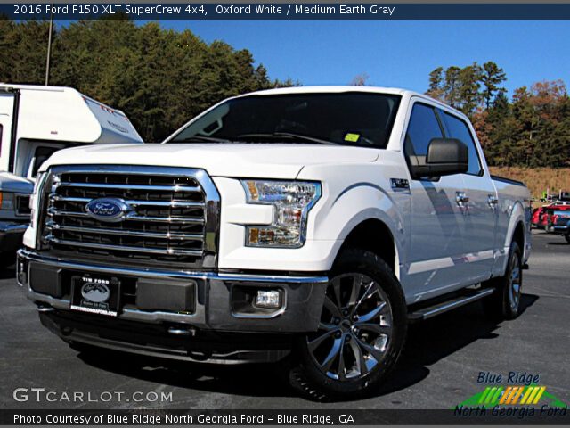 2016 Ford F150 XLT SuperCrew 4x4 in Oxford White