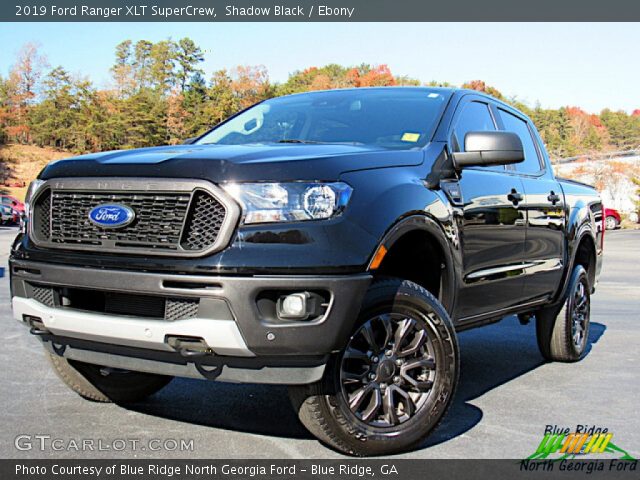 2019 Ford Ranger XLT SuperCrew in Shadow Black