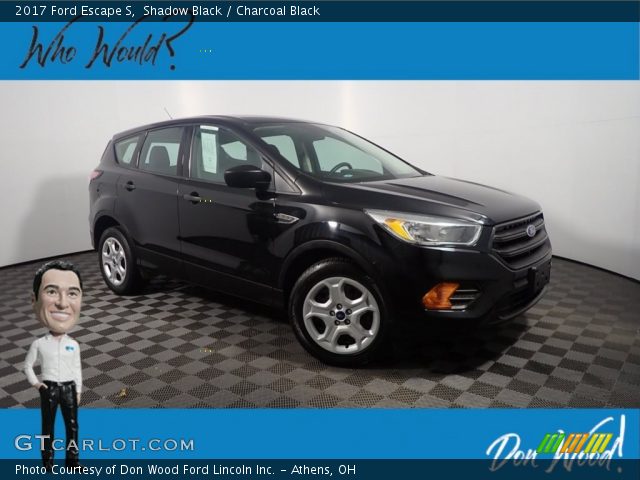2017 Ford Escape S in Shadow Black