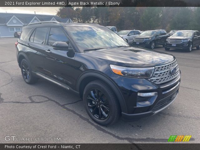 2021 Ford Explorer Limited 4WD in Agate Black Metallic