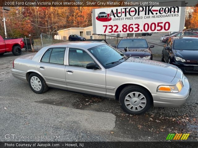 2008 Ford Crown Victoria Police Interceptor in Silver Grey Metallic