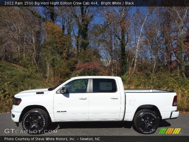 2022 Ram 1500 Big Horn Night Edition Crew Cab 4x4 in Bright White