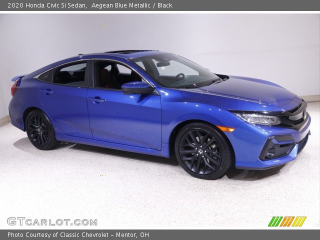 2020 Honda Civic Si Sedan in Aegean Blue Metallic