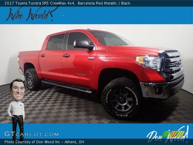 2017 Toyota Tundra SR5 CrewMax 4x4 in Barcelona Red Metallic