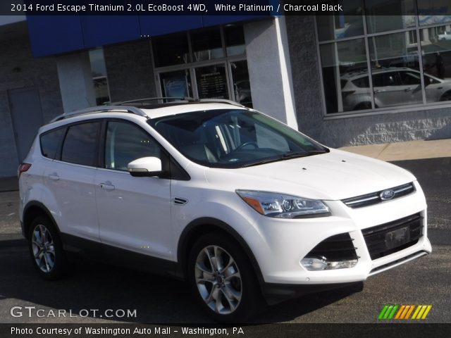 2014 Ford Escape Titanium 2.0L EcoBoost 4WD in White Platinum