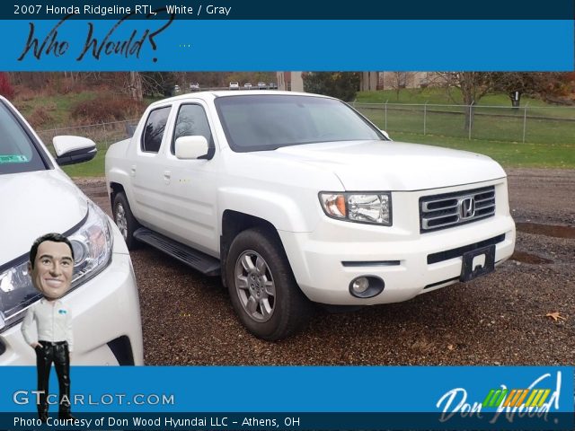 2007 Honda Ridgeline RTL in White