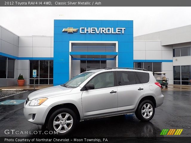 2012 Toyota RAV4 I4 4WD in Classic Silver Metallic