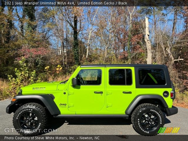 2021 Jeep Wrangler Unlimited Willys 4x4 in Limited Edition Gecko