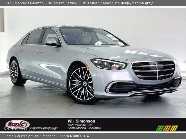 2022 Mercedes-Benz S 500 4Matic Sedan in Cirrus Silver