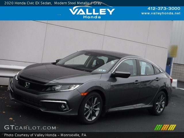 2020 Honda Civic EX Sedan in Modern Steel Metallic