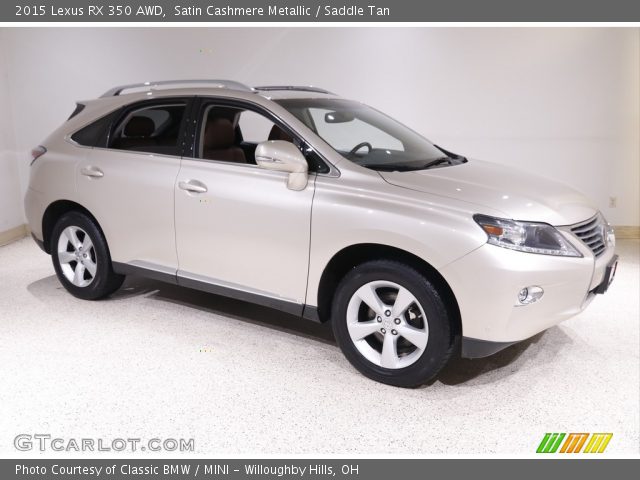 2015 Lexus RX 350 AWD in Satin Cashmere Metallic