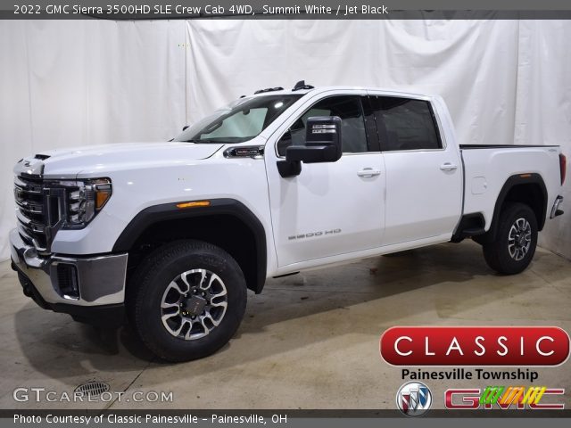 2022 GMC Sierra 3500HD SLE Crew Cab 4WD in Summit White