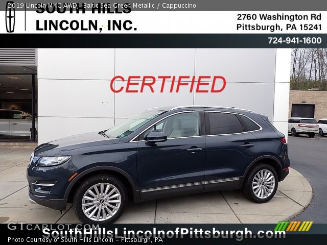 2019 Lincoln MKC AWD in Baltic Sea Green Metallic