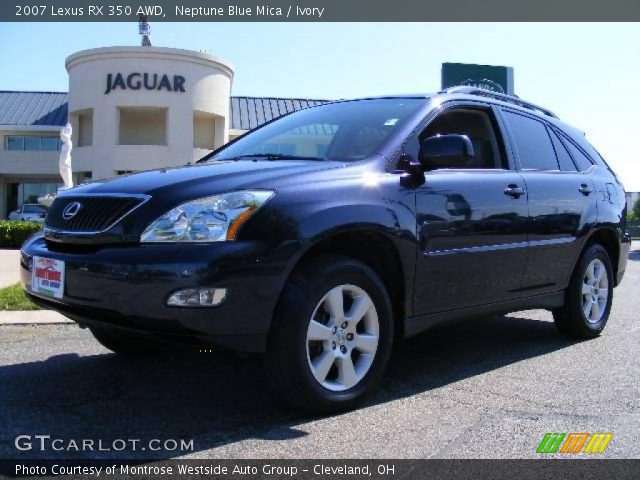 2007 Lexus RX 350 AWD in Neptune Blue Mica