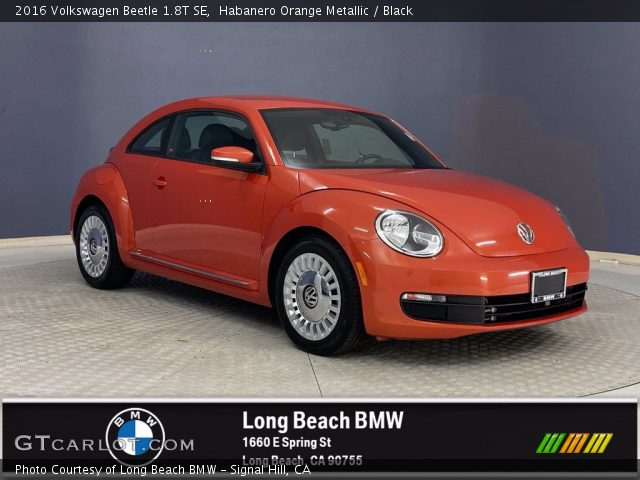 2016 Volkswagen Beetle 1.8T SE in Habanero Orange Metallic
