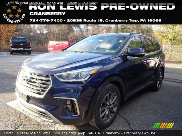 2017 Hyundai Santa Fe Limited AWD in Storm Blue