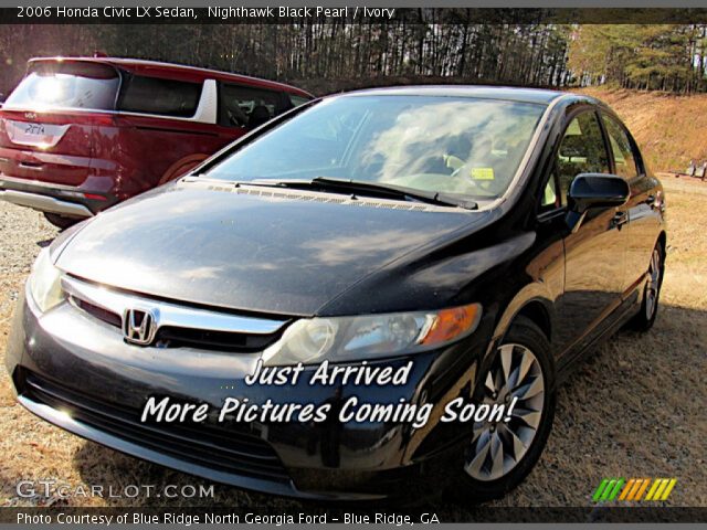 2006 Honda Civic LX Sedan in Nighthawk Black Pearl