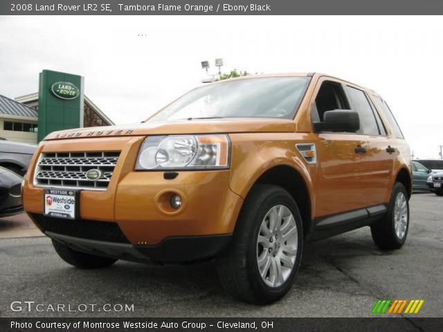 2008 Land Rover LR2 SE in Tambora Flame Orange