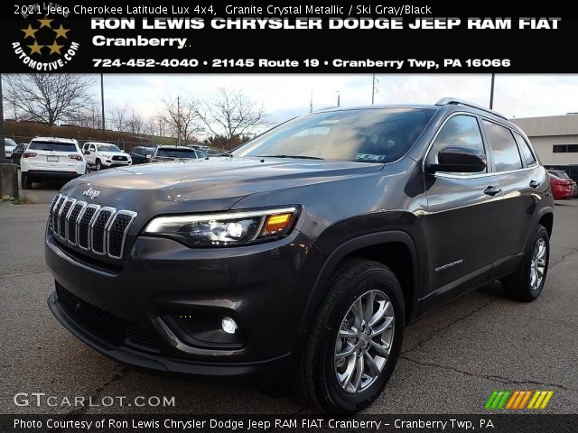 2021 Jeep Cherokee Latitude Lux 4x4 in Granite Crystal Metallic