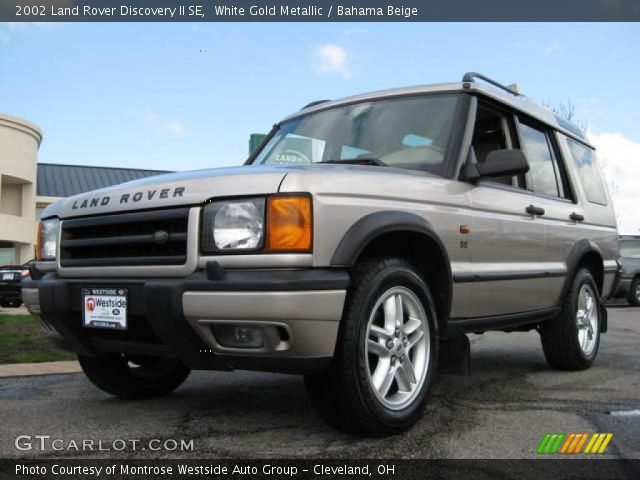 2002 Land Rover Discovery II SE in White Gold Metallic
