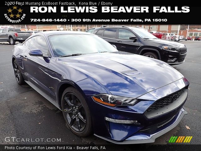 2020 Ford Mustang EcoBoost Fastback in Kona Blue