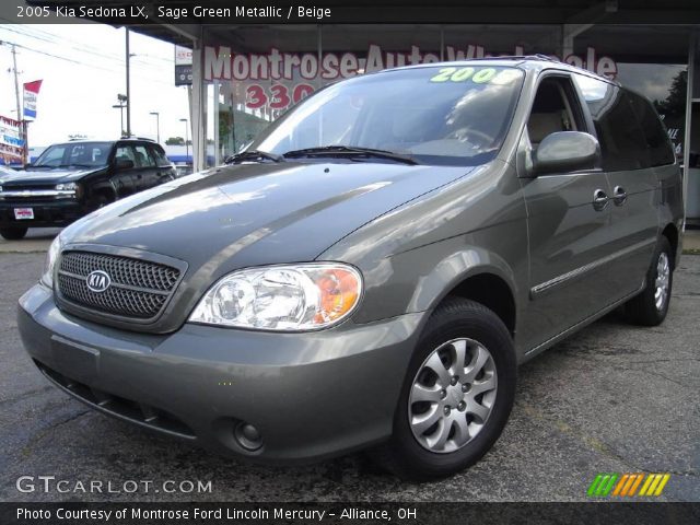 2005 Kia Sedona LX in Sage Green Metallic