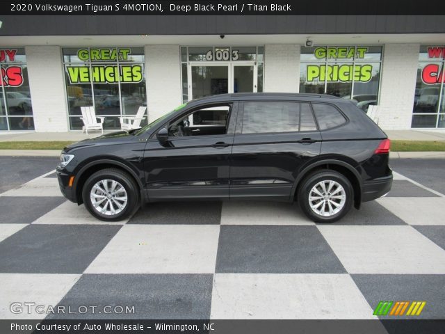 2020 Volkswagen Tiguan S 4MOTION in Deep Black Pearl