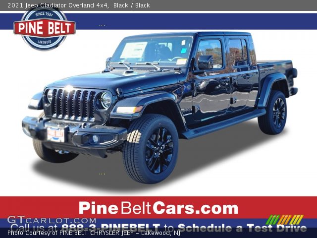 2021 Jeep Gladiator Overland 4x4 in Black