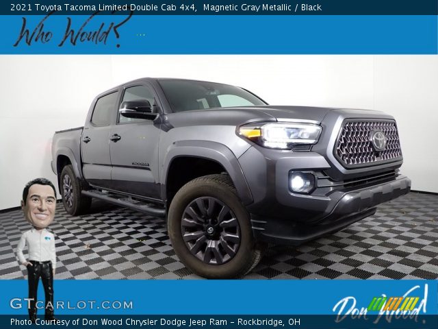 2021 Toyota Tacoma Limited Double Cab 4x4 in Magnetic Gray Metallic