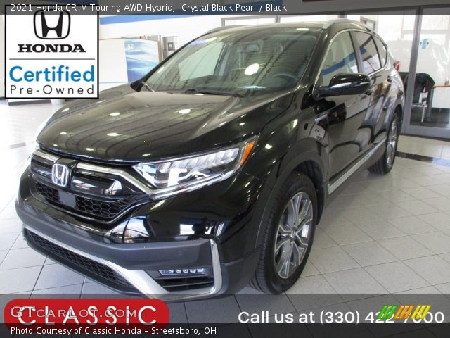 2021 Honda CR-V Touring AWD Hybrid in Crystal Black Pearl