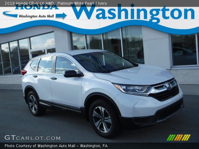 2019 Honda CR-V LX AWD in Platinum White Pearl