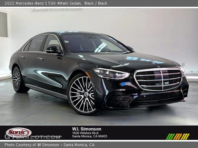 2022 Mercedes-Benz S 500 4Matic Sedan in Black