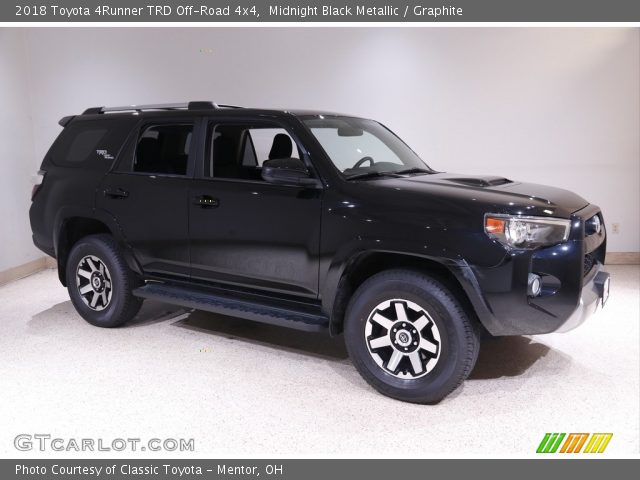 2018 Toyota 4Runner TRD Off-Road 4x4 in Midnight Black Metallic