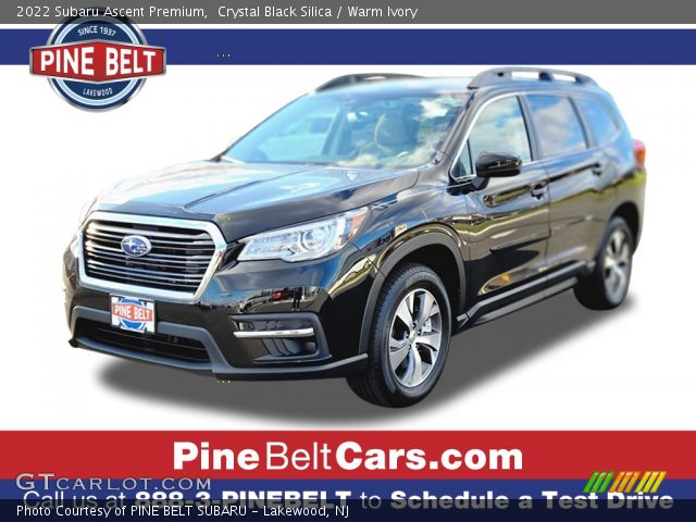 2022 Subaru Ascent Premium in Crystal Black Silica