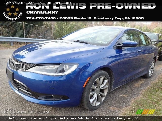 2015 Chrysler 200 S in Vivid Blue Pearl