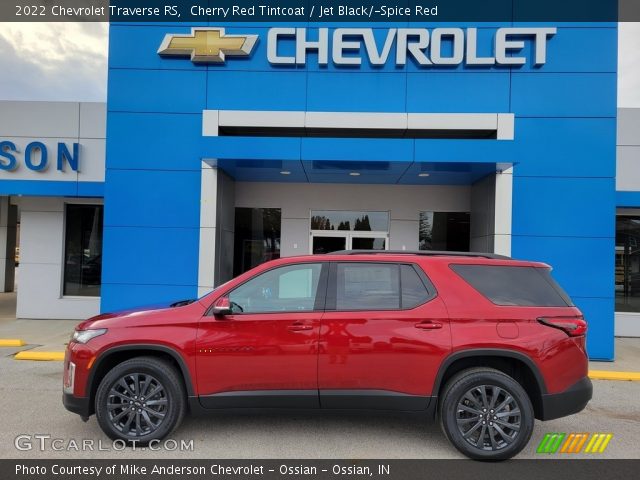 2022 Chevrolet Traverse RS in Cherry Red Tintcoat