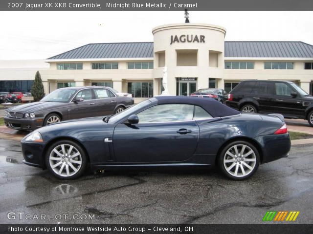 2007 Jaguar XK XK8 Convertible in Midnight Blue Metallic