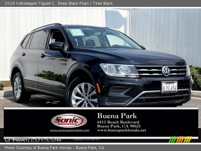 2019 Volkswagen Tiguan S in Deep Black Pearl