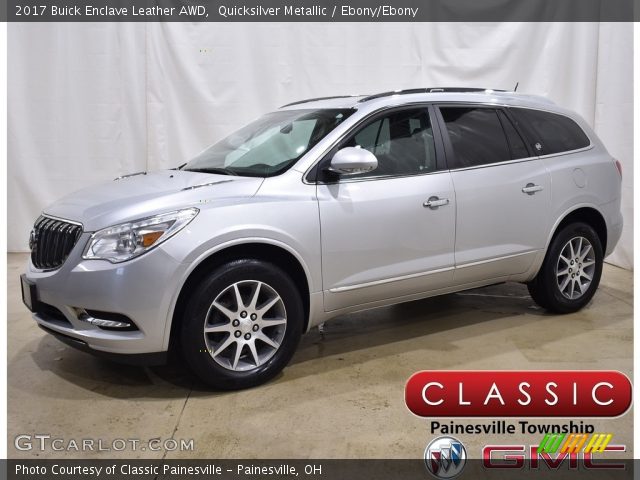 2017 Buick Enclave Leather AWD in Quicksilver Metallic