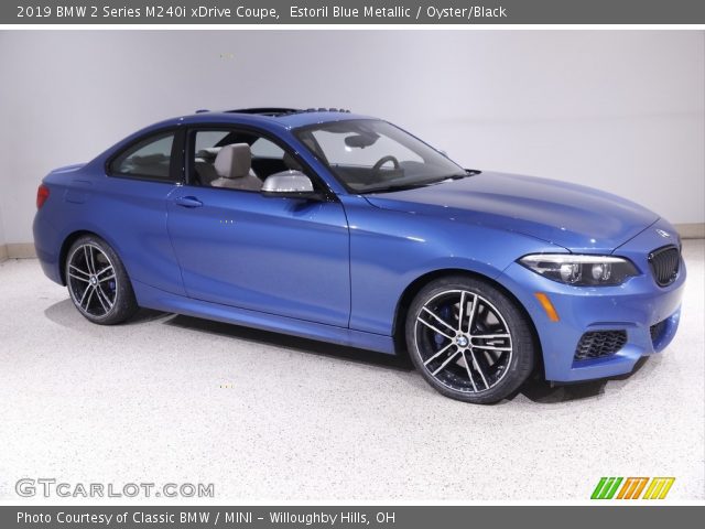 2019 BMW 2 Series M240i xDrive Coupe in Estoril Blue Metallic