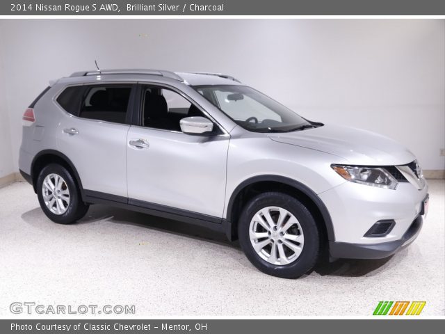 2014 Nissan Rogue S AWD in Brilliant Silver