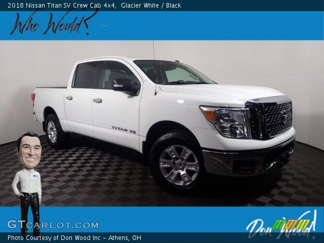 2018 Nissan Titan SV Crew Cab 4x4 in Glacier White