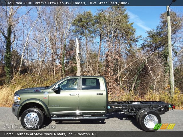 2022 Ram 4500 Laramie Crew Cab 4x4 Chassis in Olive Green Pearl