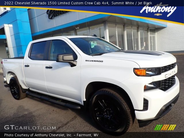 2022 Chevrolet Silverado 1500 Limited Custom Crew Cab 4x4 in Summit White
