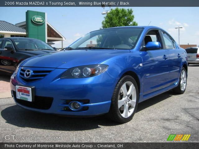 2006 Mazda MAZDA3 s Touring Sedan in Winning Blue Metallic