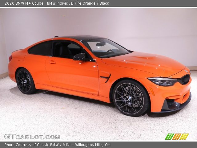 2020 BMW M4 Coupe in BMW Individual Fire Orange